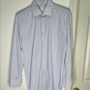 PINK  Men's Blue Checkered Shirt size 15,5